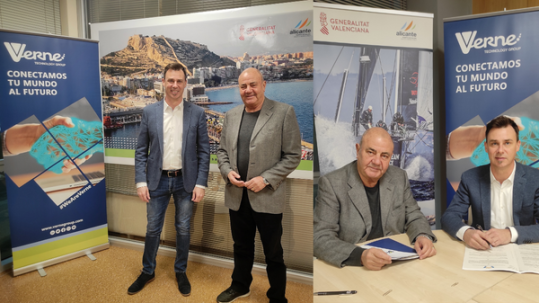 Verne y Alicante Puerto de Salida